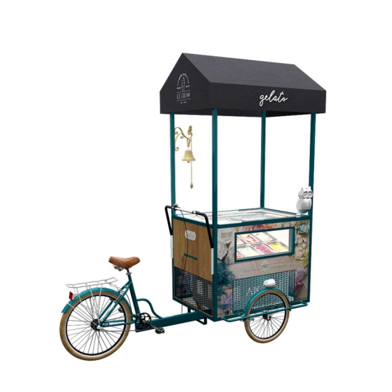 Ice cream bike for street vending